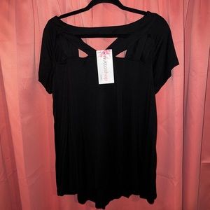 Mittoshop SS Tee- NWT Black-M